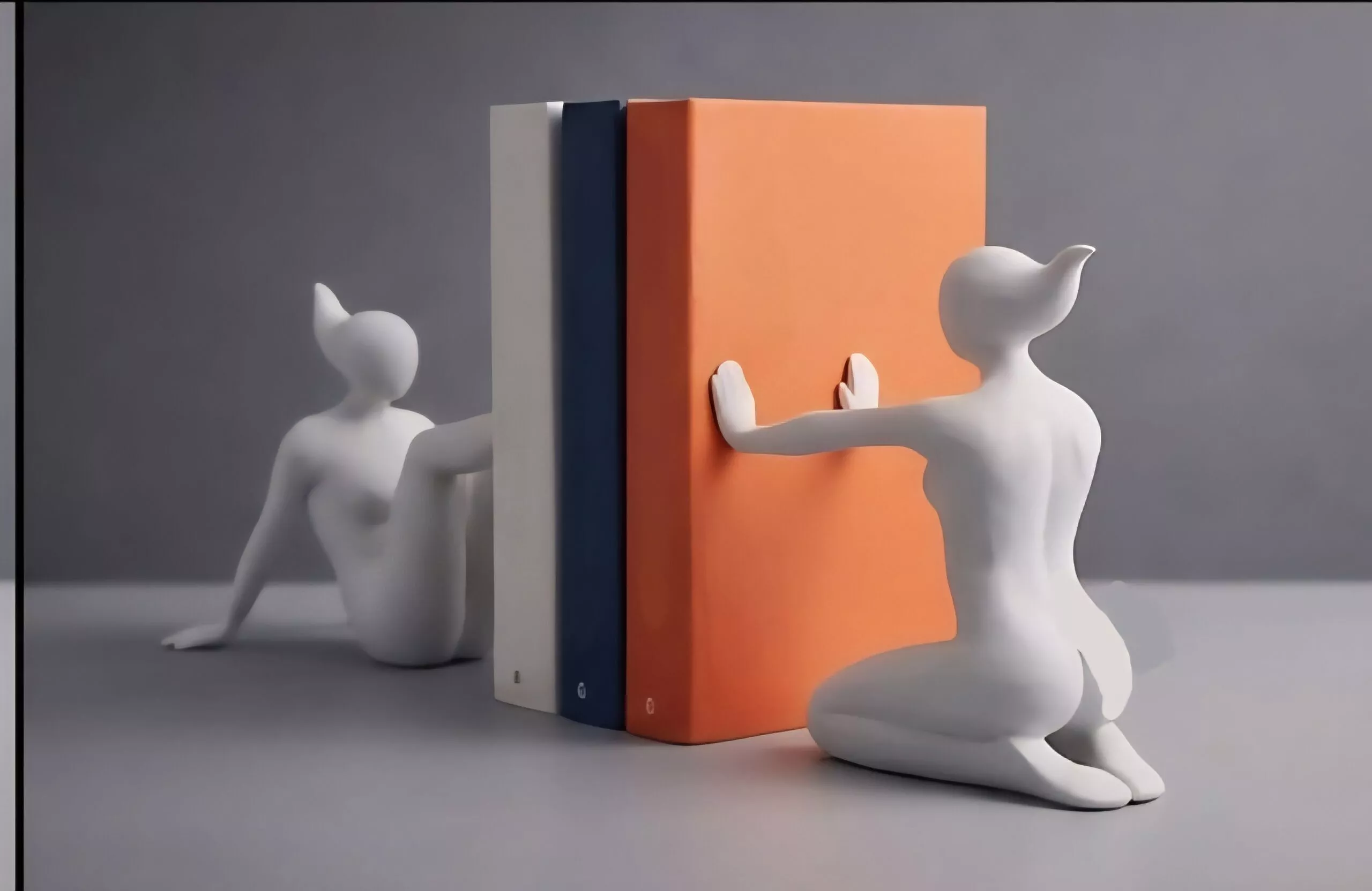 Flame Duo Sculptural Vase Set 3D print model