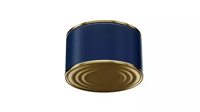 Tin Can Packaging Low-poly 3D model 4
