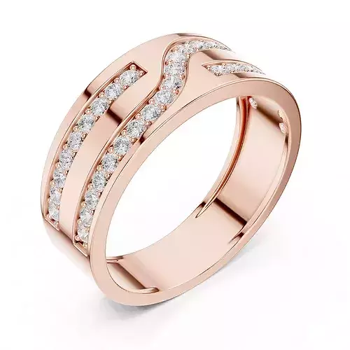 Diamond Band Ring 3dm stl renders details animation