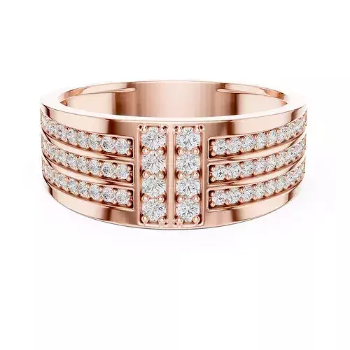 Diamond Band Ring 3dm stl renders details animation