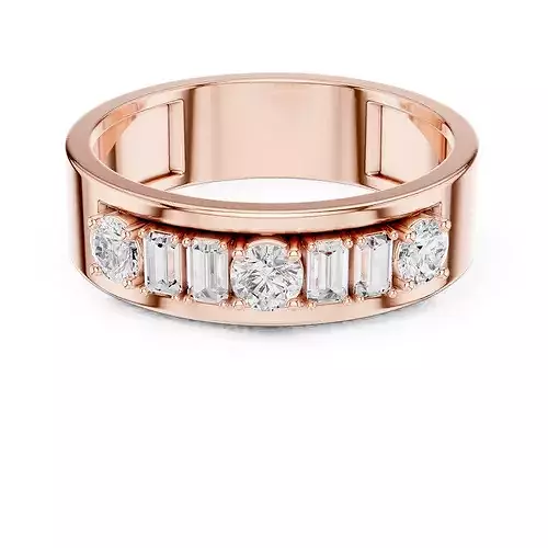 Diamond Band Ring 3dm stl renders details animation