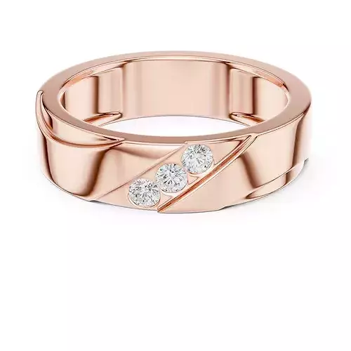 Diamond Band Ring 3dm stl renders details animation