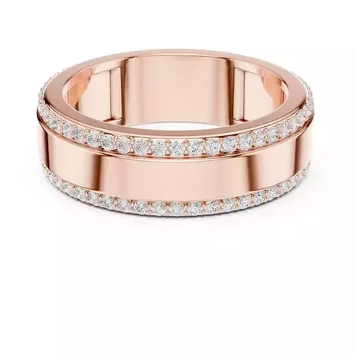 Diamond Band Ring 3dm stl renders details animation
