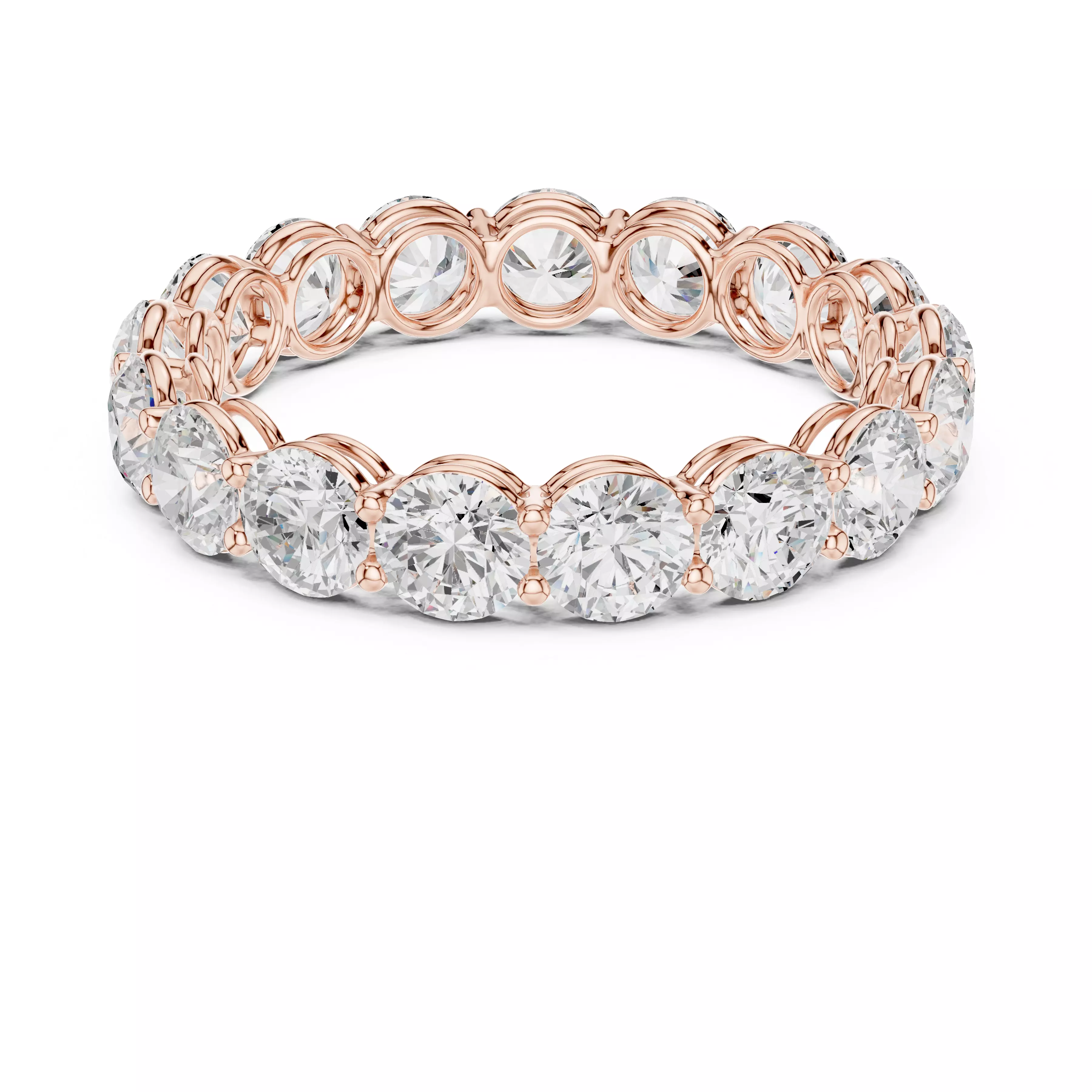 Diamond Band Ring 3dm stl renders details animation 3D print model