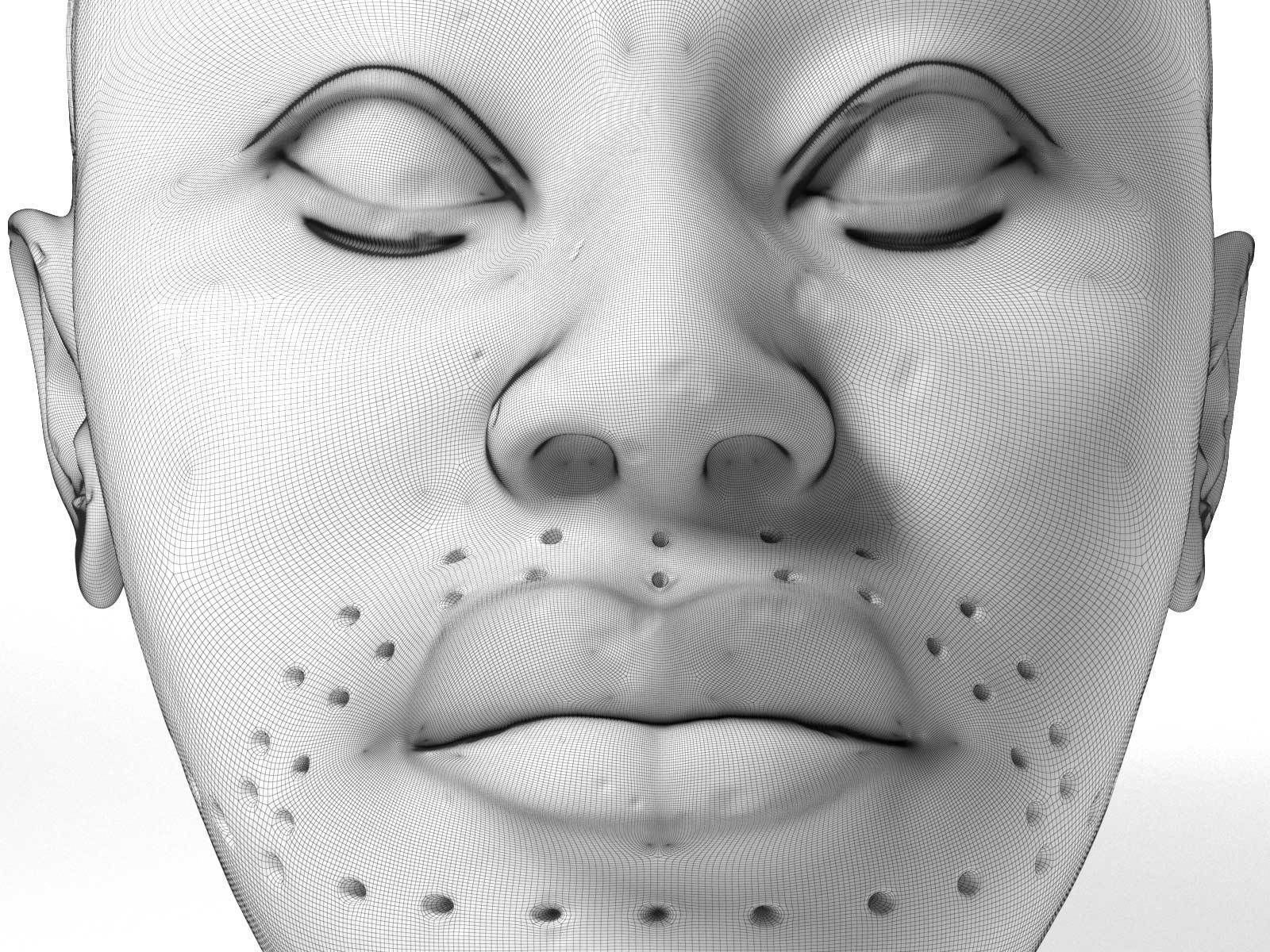 Obalufon Mask 3D model_2