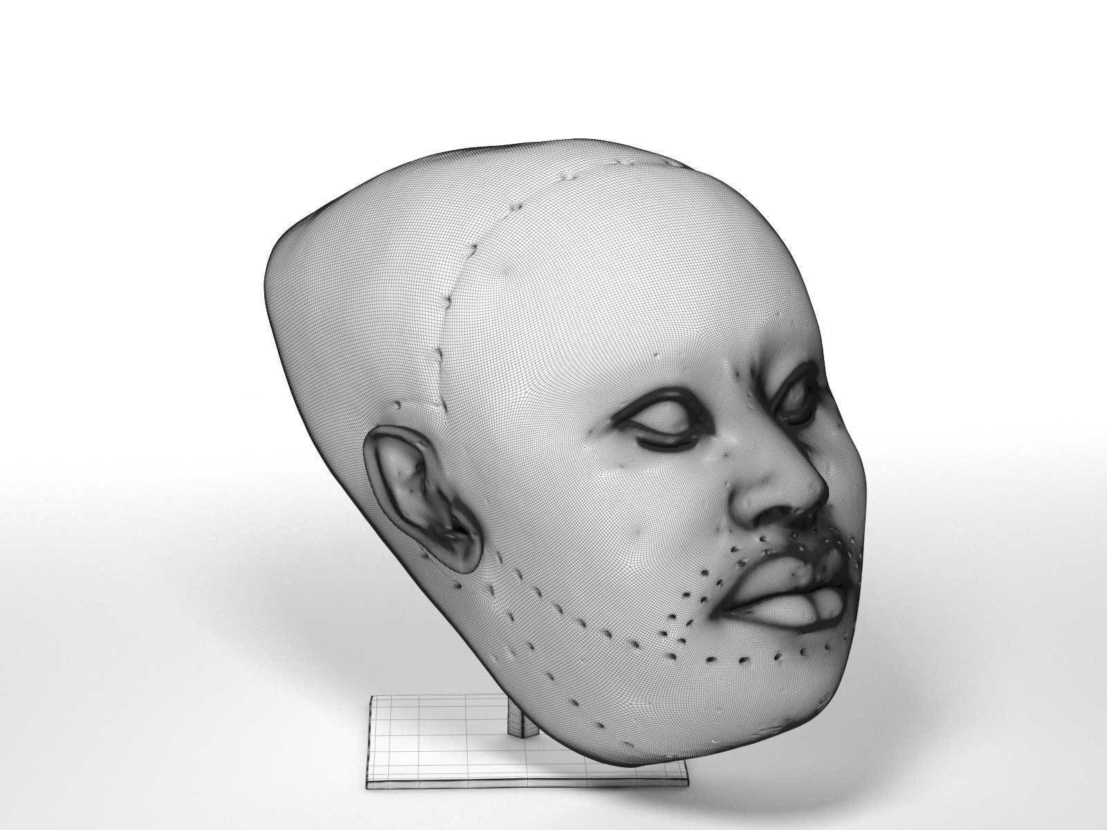 Obalufon Mask 3D model_1