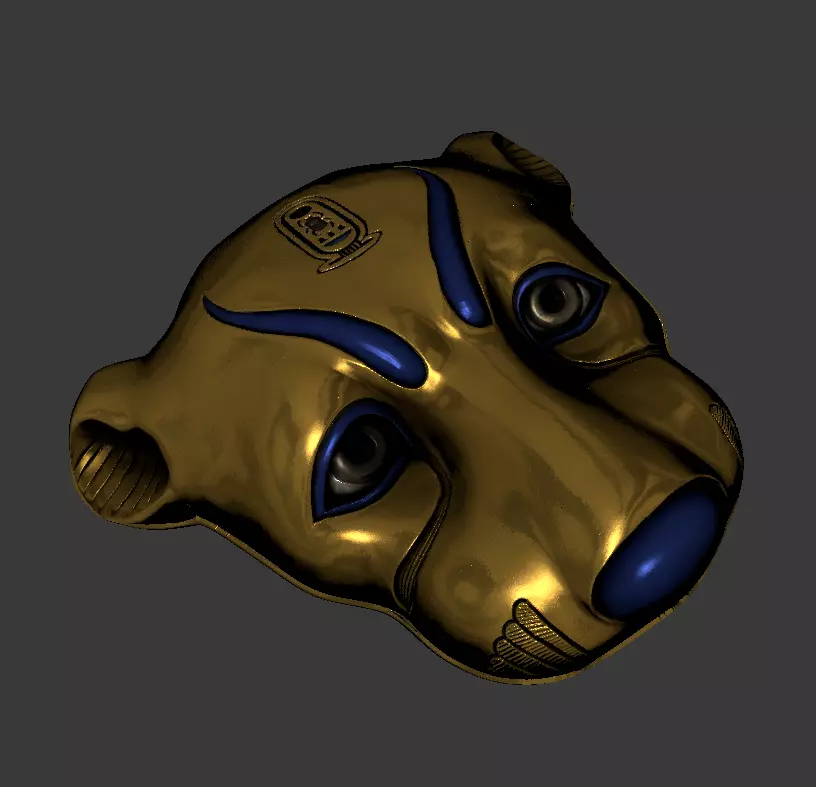 sekhmet head for 3dprint 3D print model
