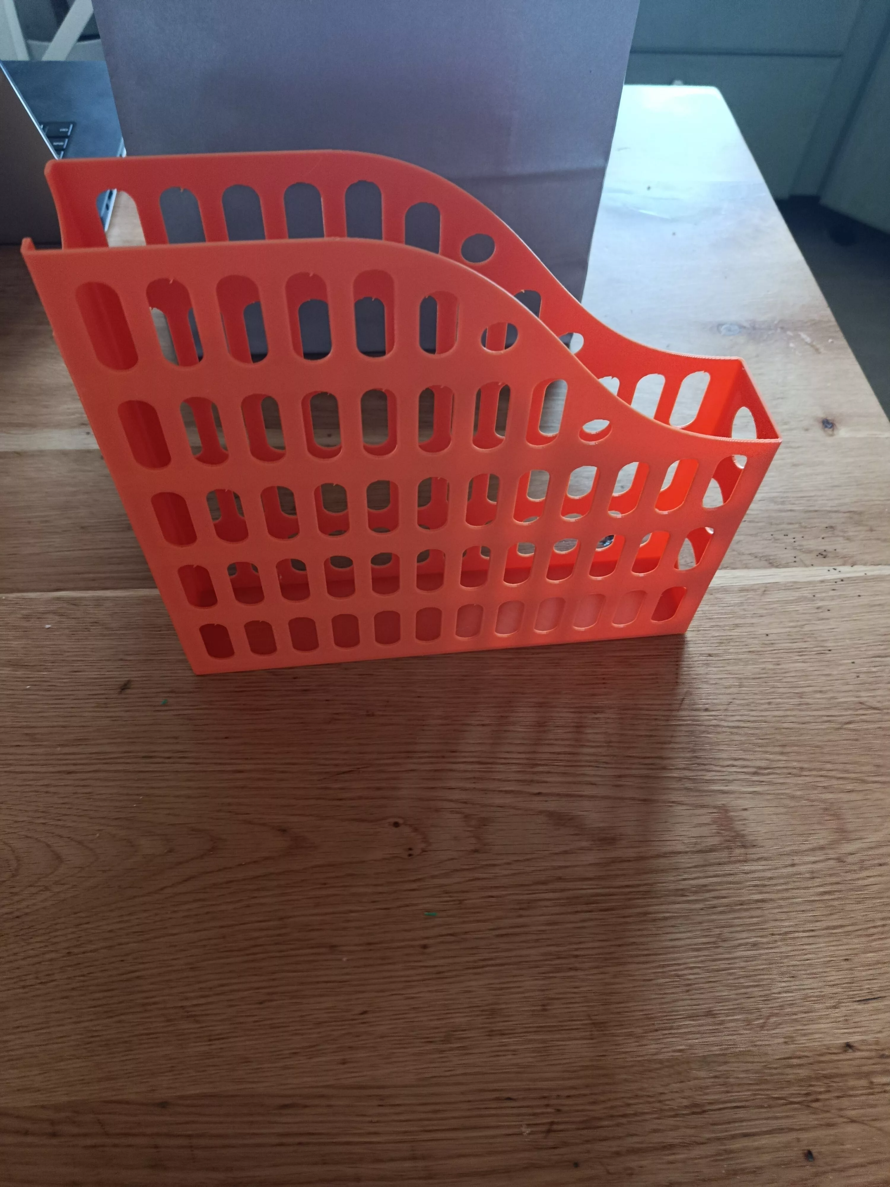 Desktop Map Holder A4 Document Organizer with Label Slot 3D print model