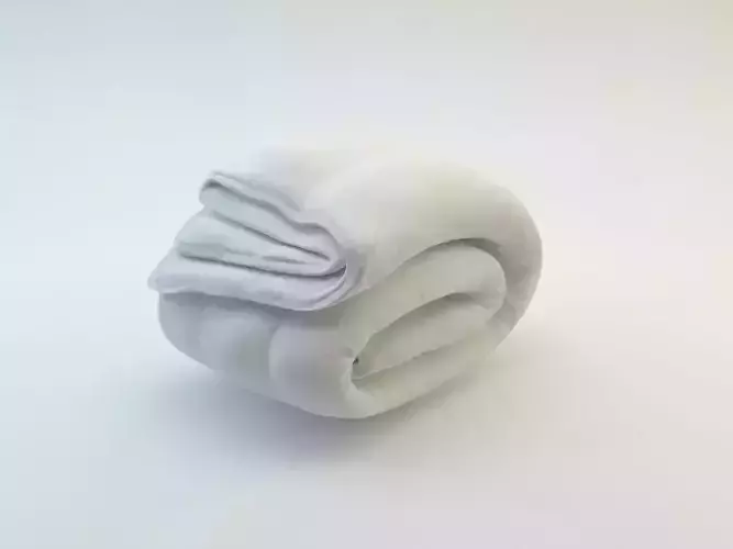 Folded Duvet 3D model
