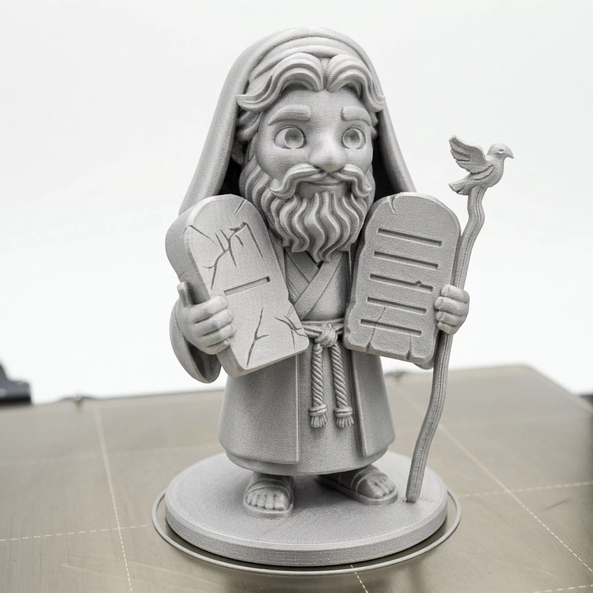 Moses Holding Stone Tablets 3D print model