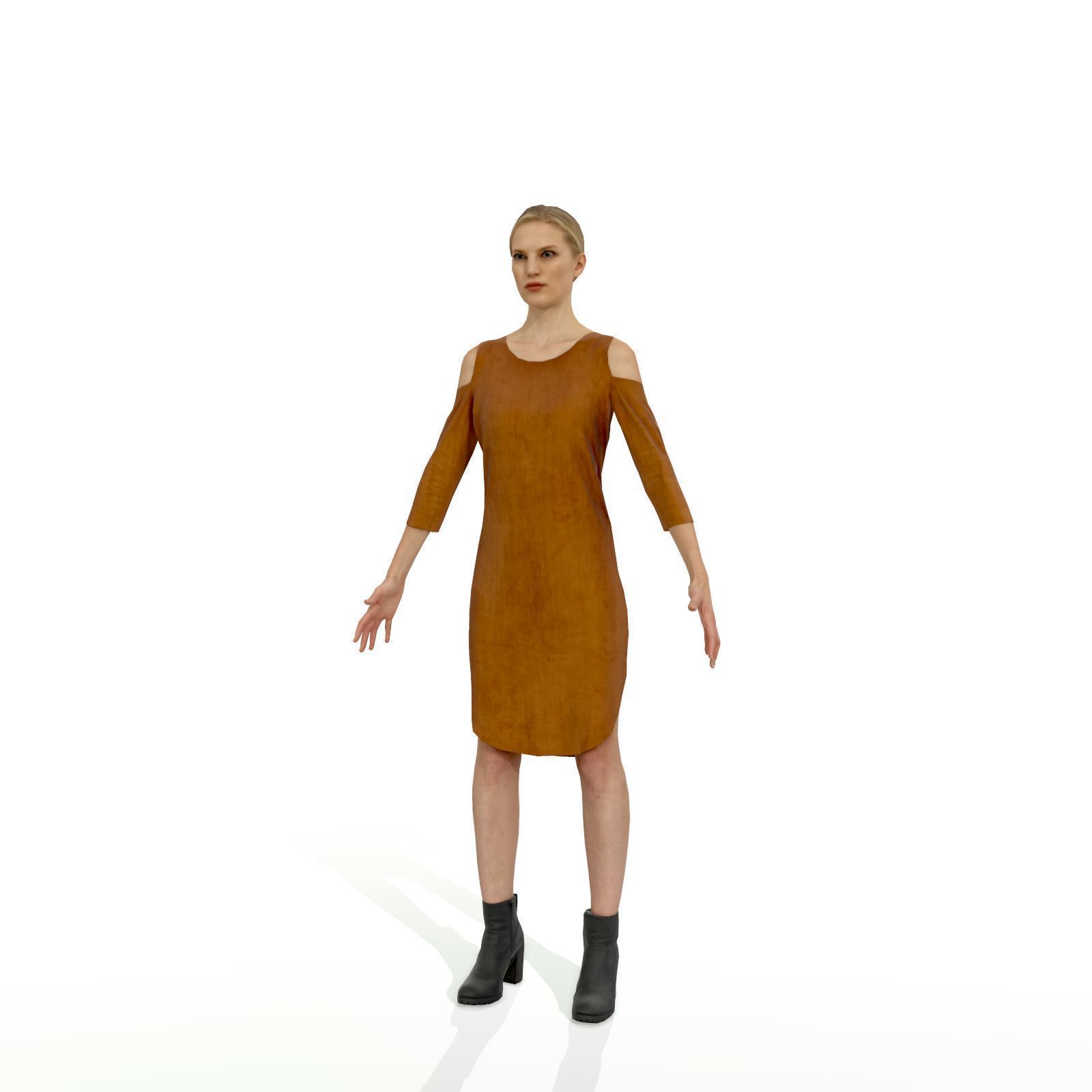 Man and woman pack with different styles Low-poly 3D model_20