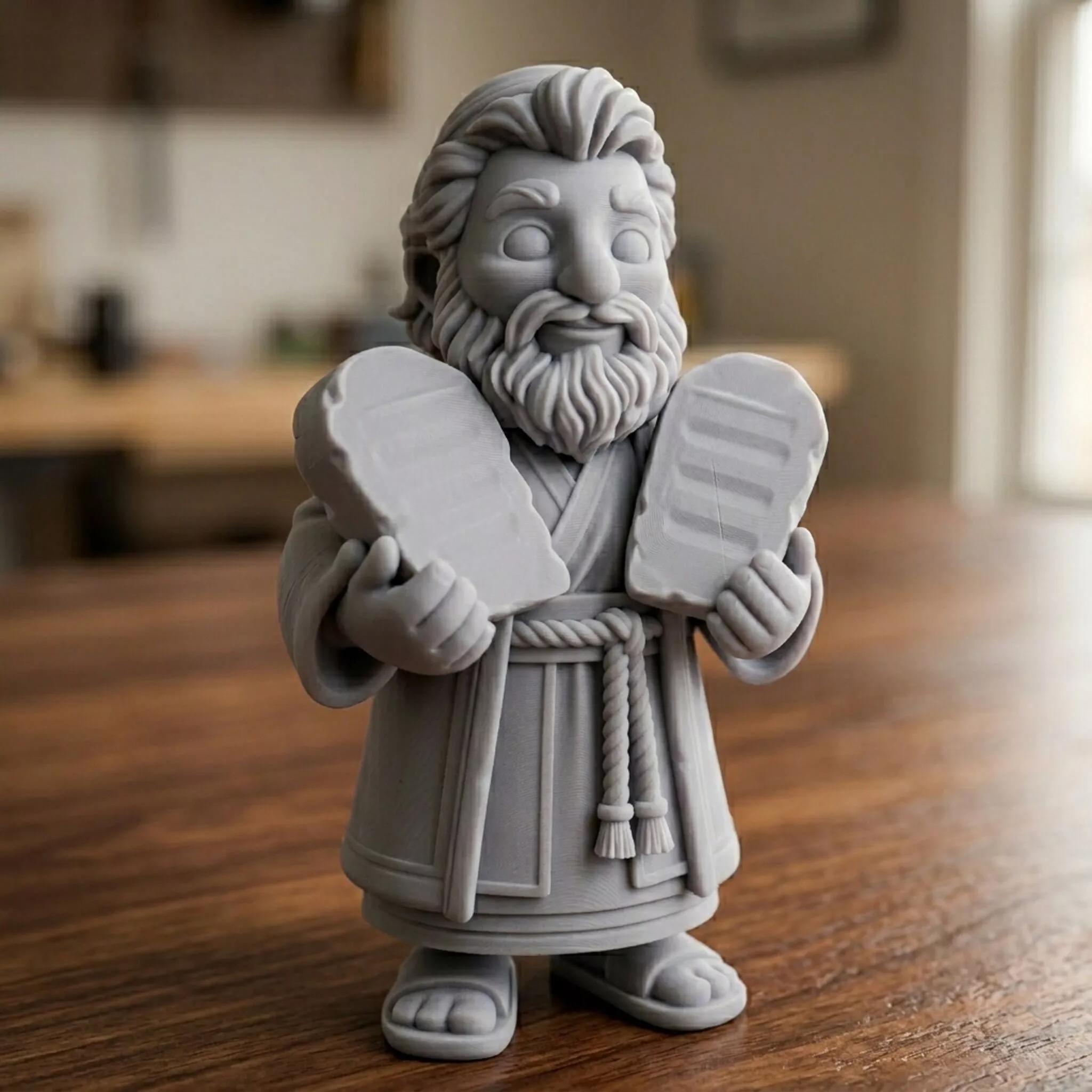 Moses Holding Stone Tablets 3D print model