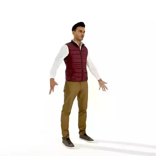 Business man in a dark vest