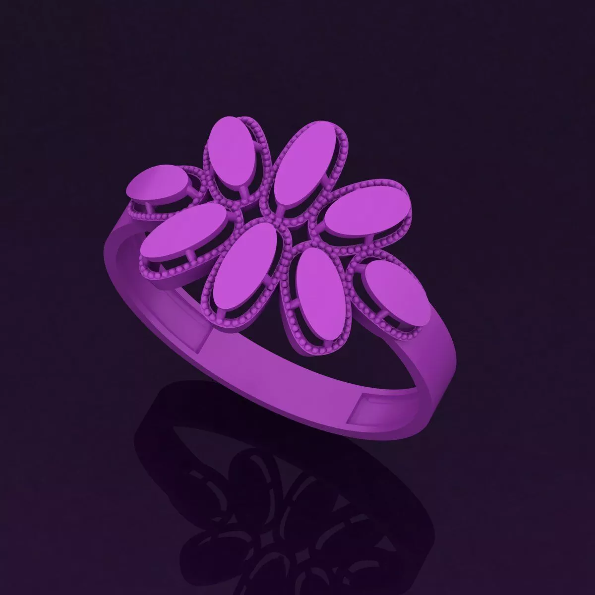 Minimalist Turkish Ring Design 3D print model