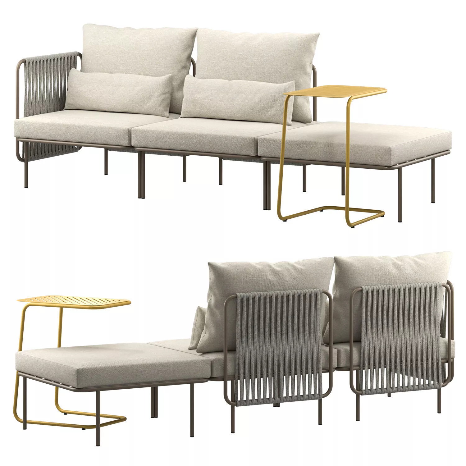 COMBO modular sofa by GARDA Outdoor Furniture 3D model