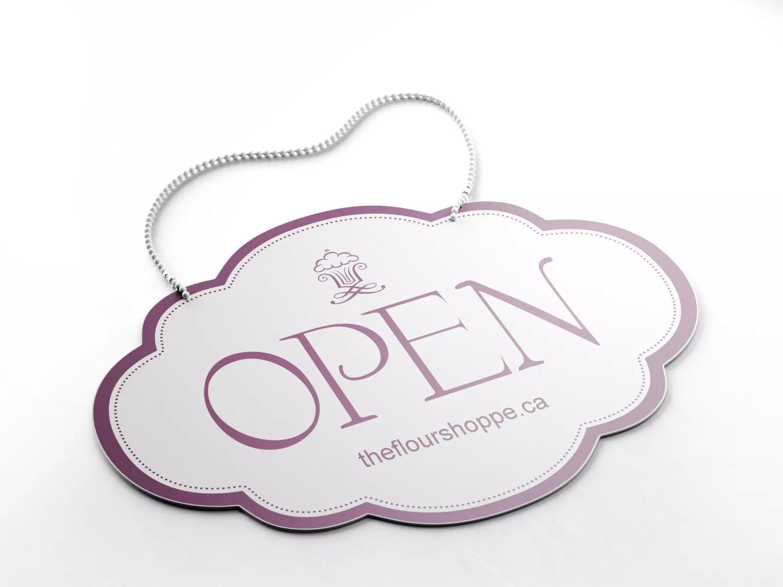 Open Sign Board 3D model_0