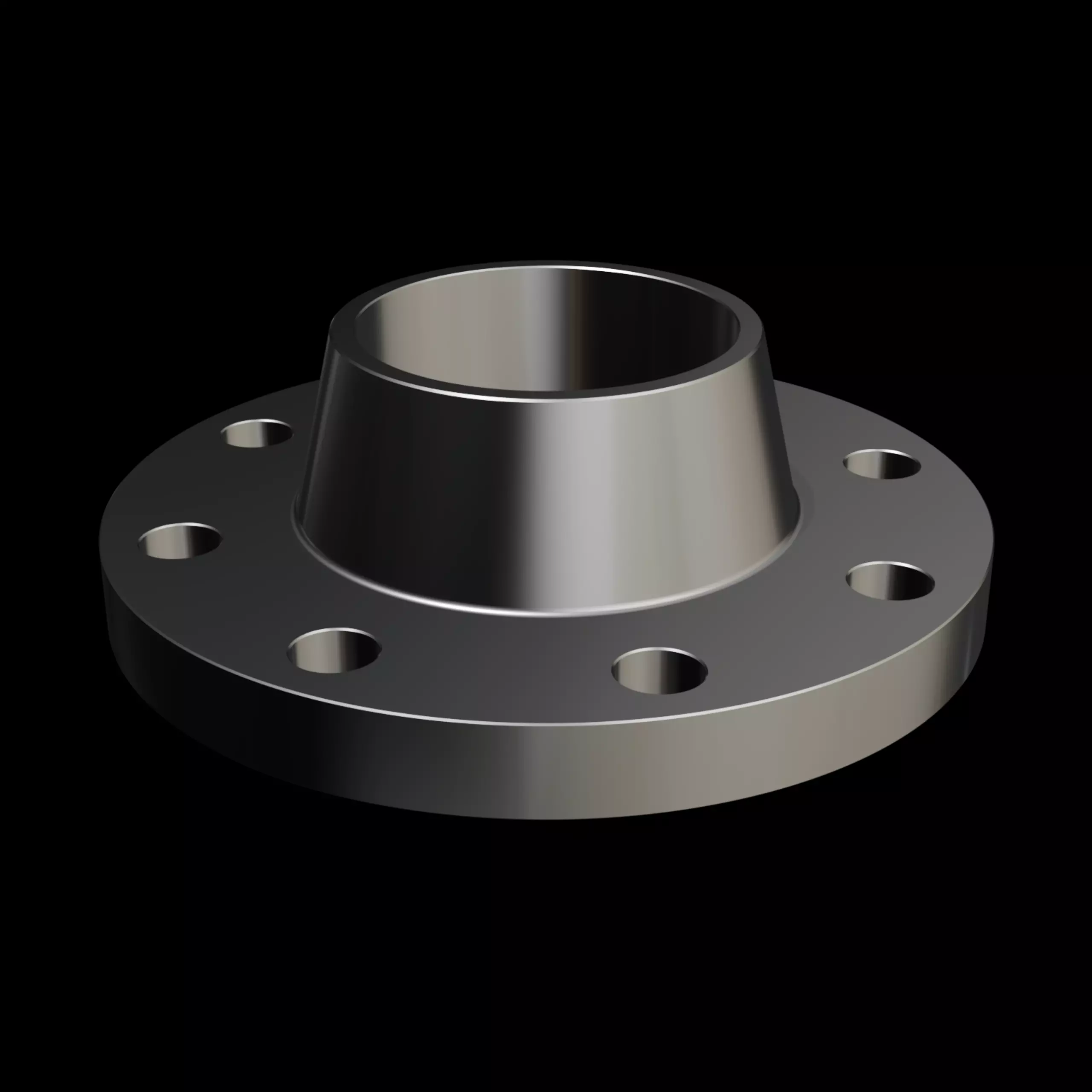 ANSI ASME B165 Class 150 Welding Neck Flange DN90 3D model