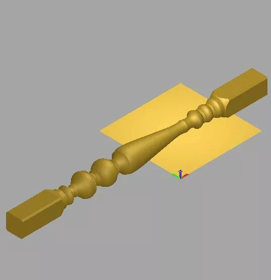 Decorative Turned Baluster STL Model 3D model