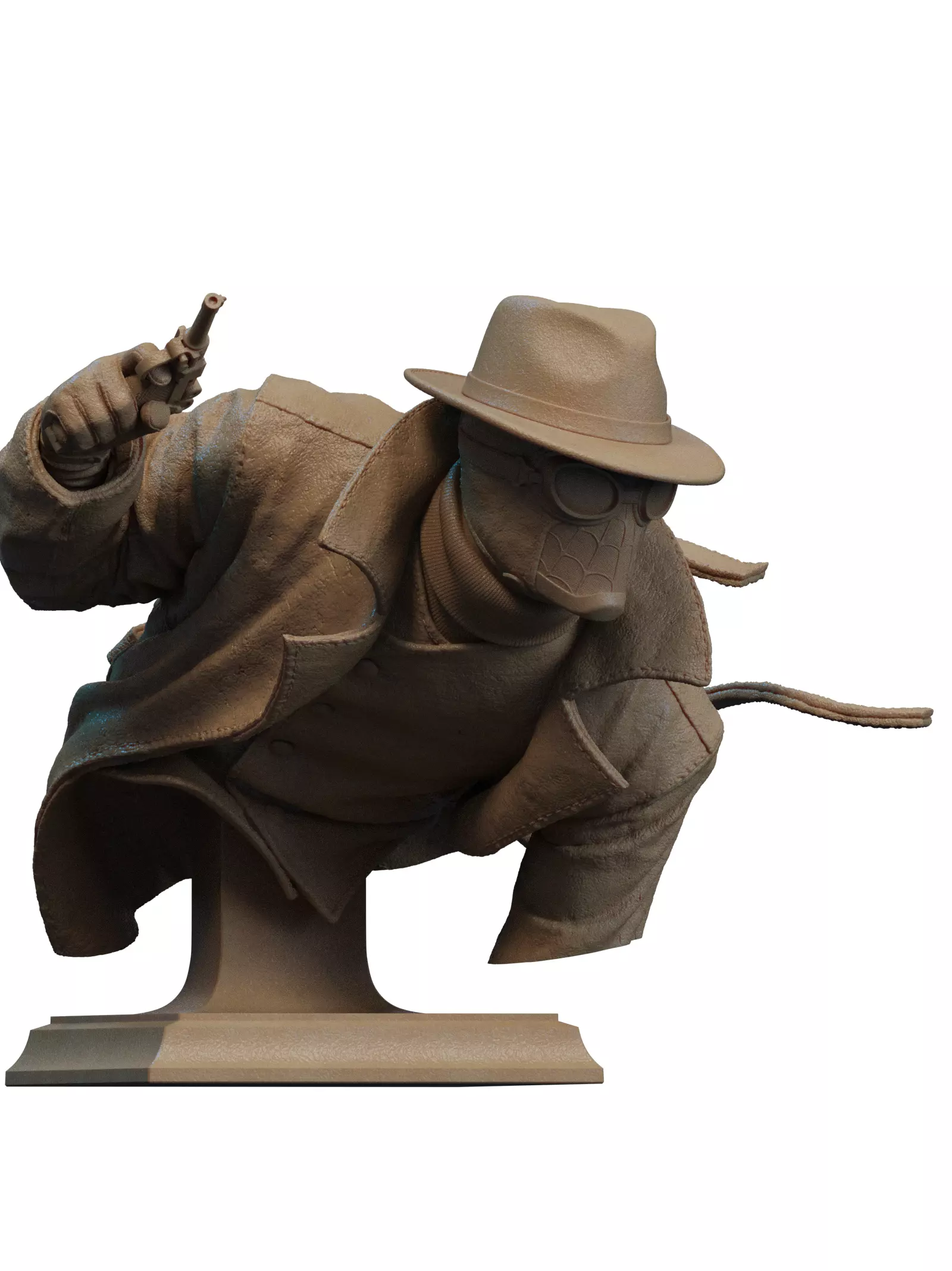 Spider Man Noir Bust 3D Print 3D print model