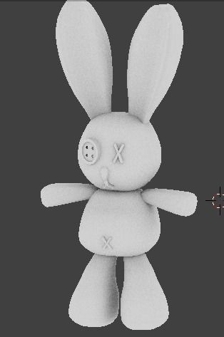 Bunny Character Free 3D model_3
