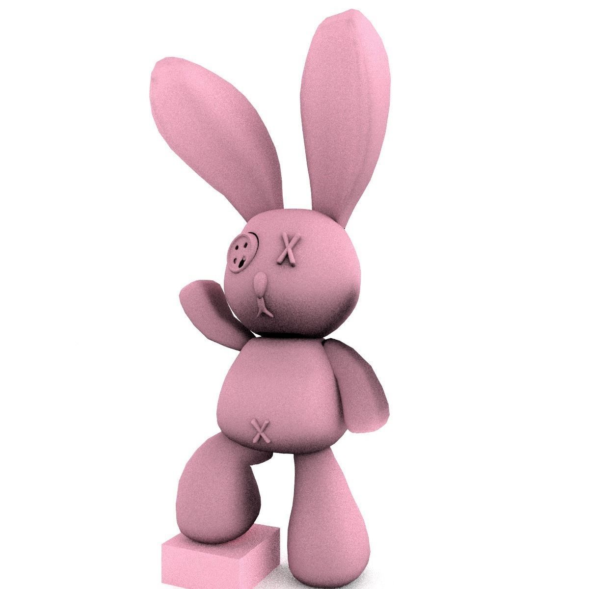 Bunny Character Free 3D model_1