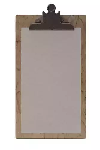 Paper clipper Low-poly 3D model