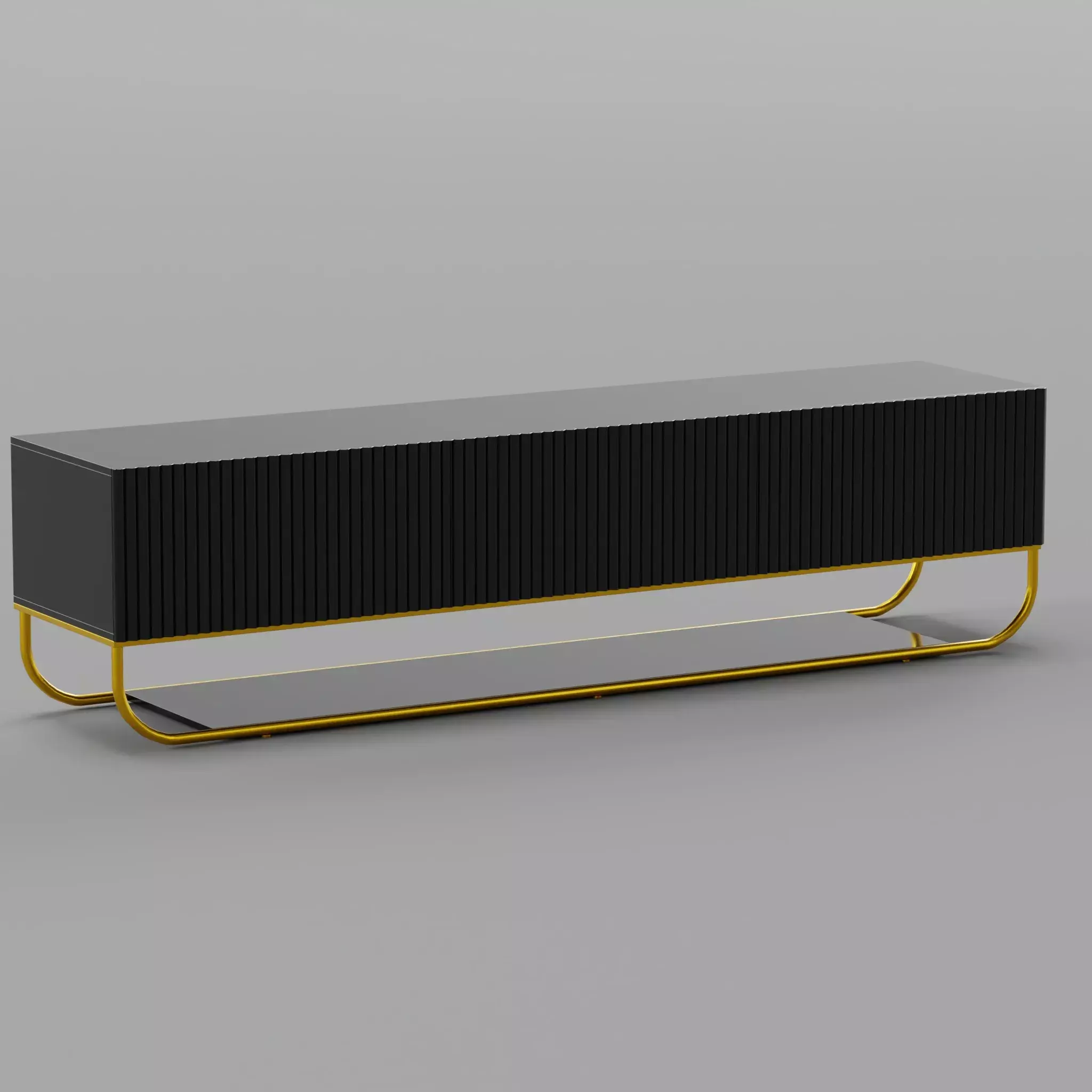 Mercer41 Glam Tv Stand Free 3D model
