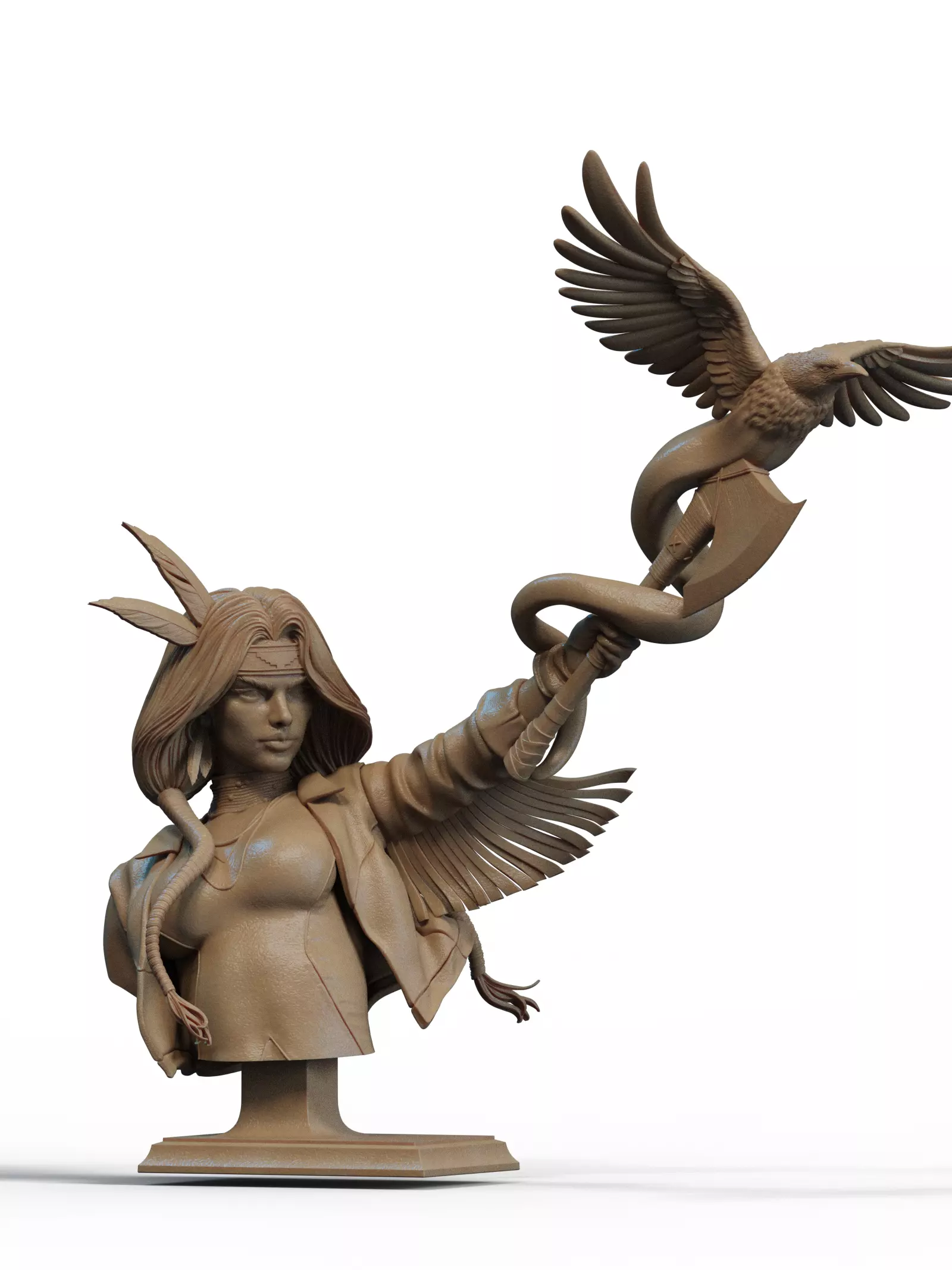 Dani Moonstar Mirage Bust 3D Print 3D print model
