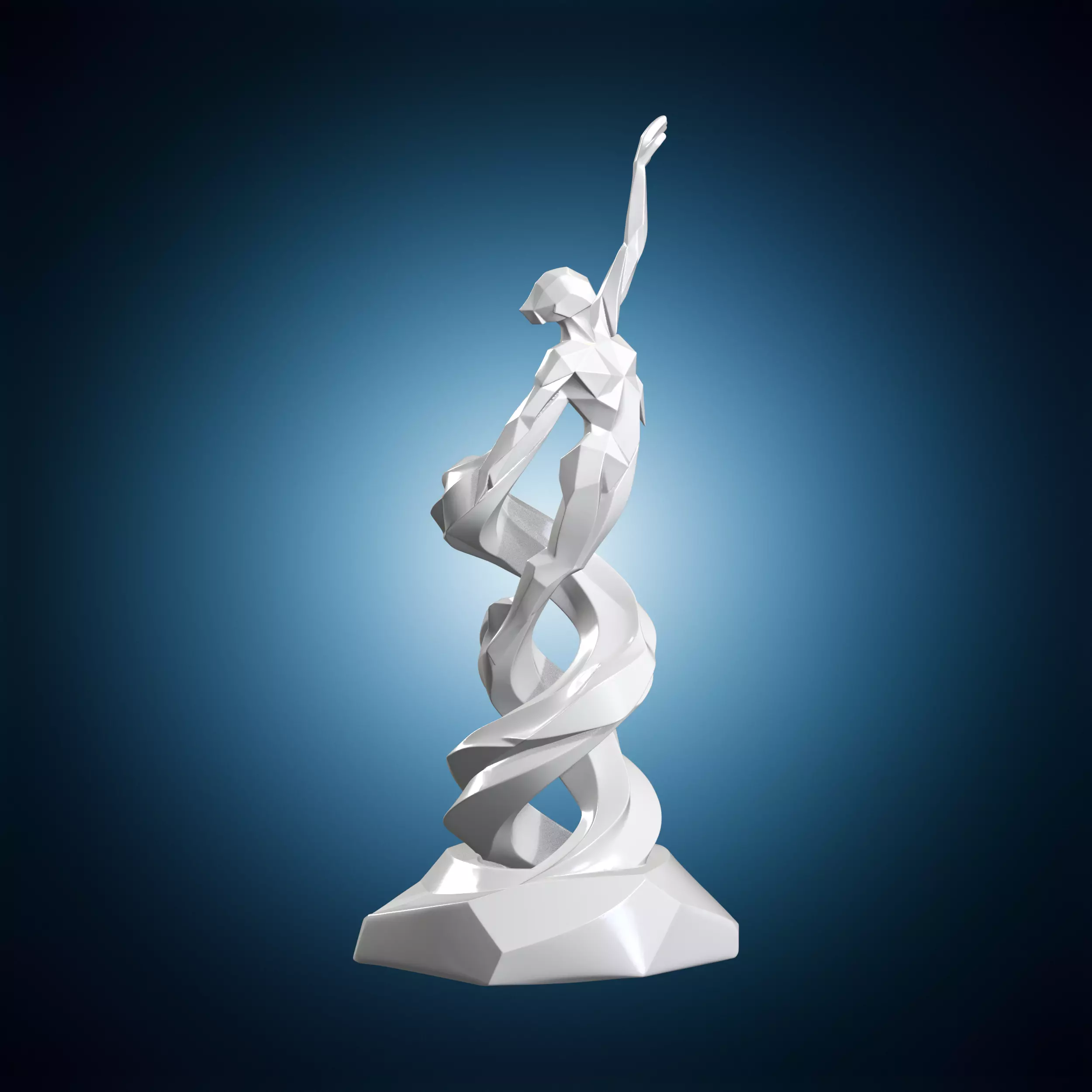 Abstract Ascension Statue 3D Print Model 3D print model