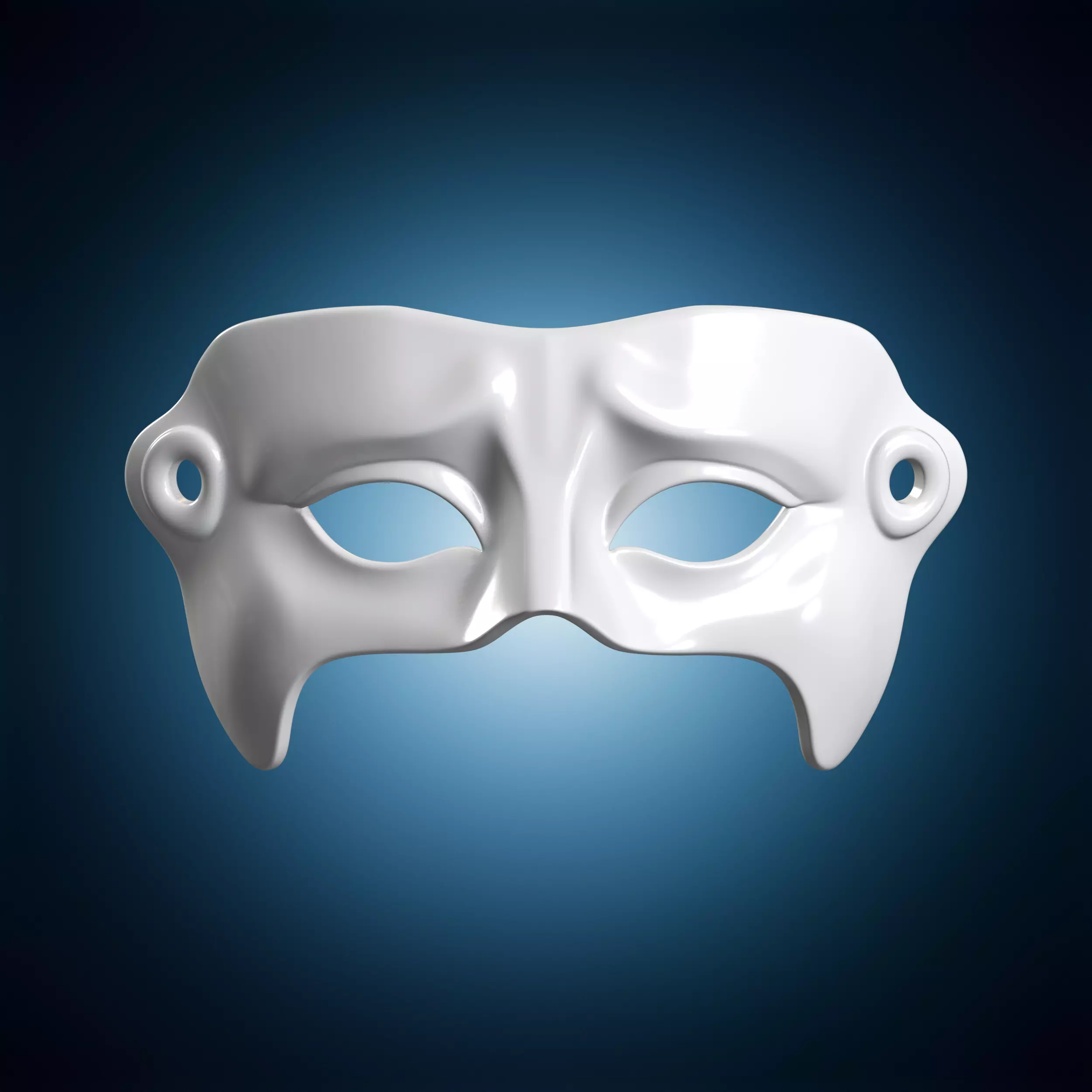 Elegant Drooping Eye 3D Print Model 3D print model