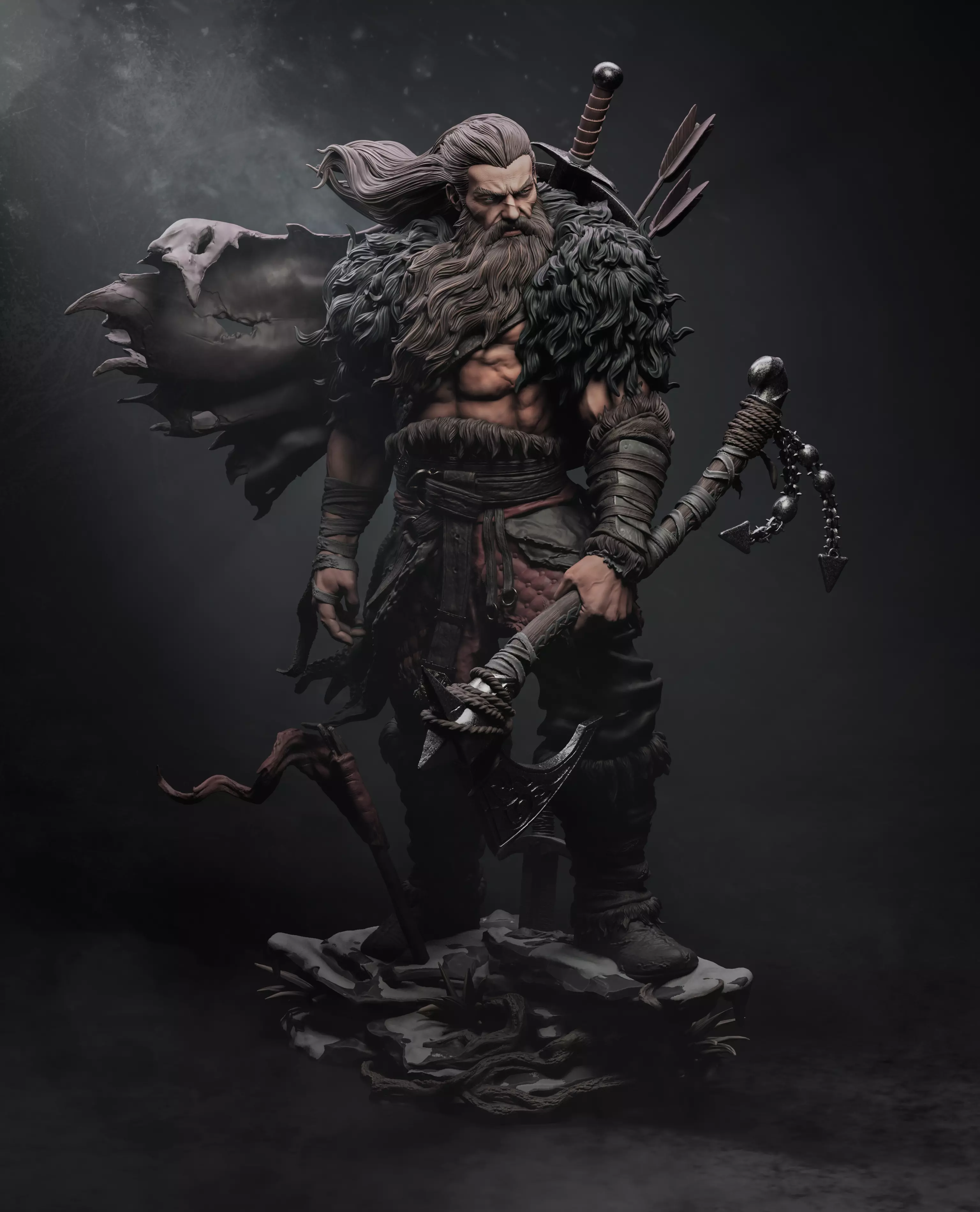 North Warrior 3D Print 3D print model
