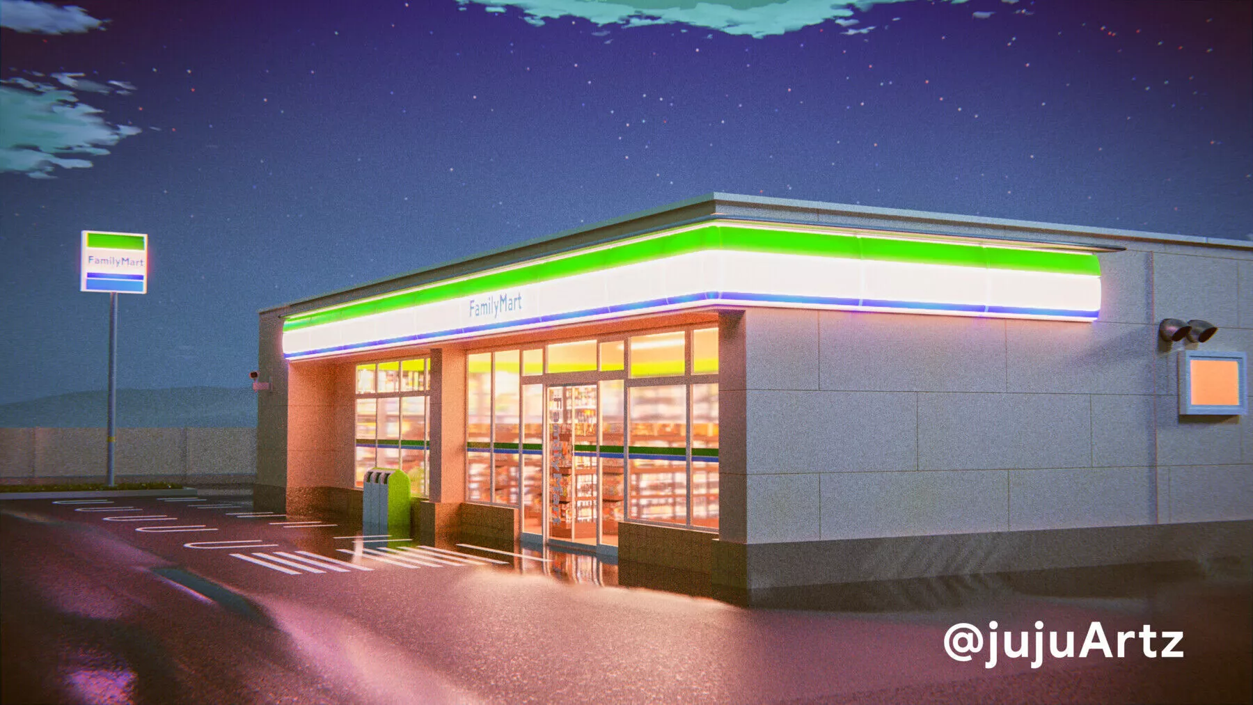 Family Mart Convenience Store - Project Enterprise License 3D model