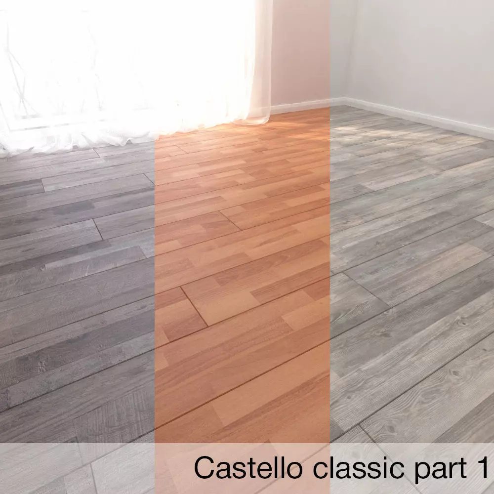 Parquet Floor Castello Classic part 1 3D model_0
