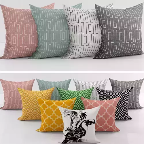 Collection of decorative pillows - 3