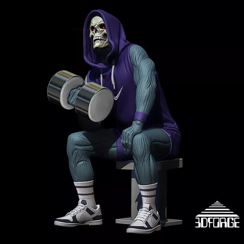 SKELETOR GYM BRO FROM 2026 3D print model
