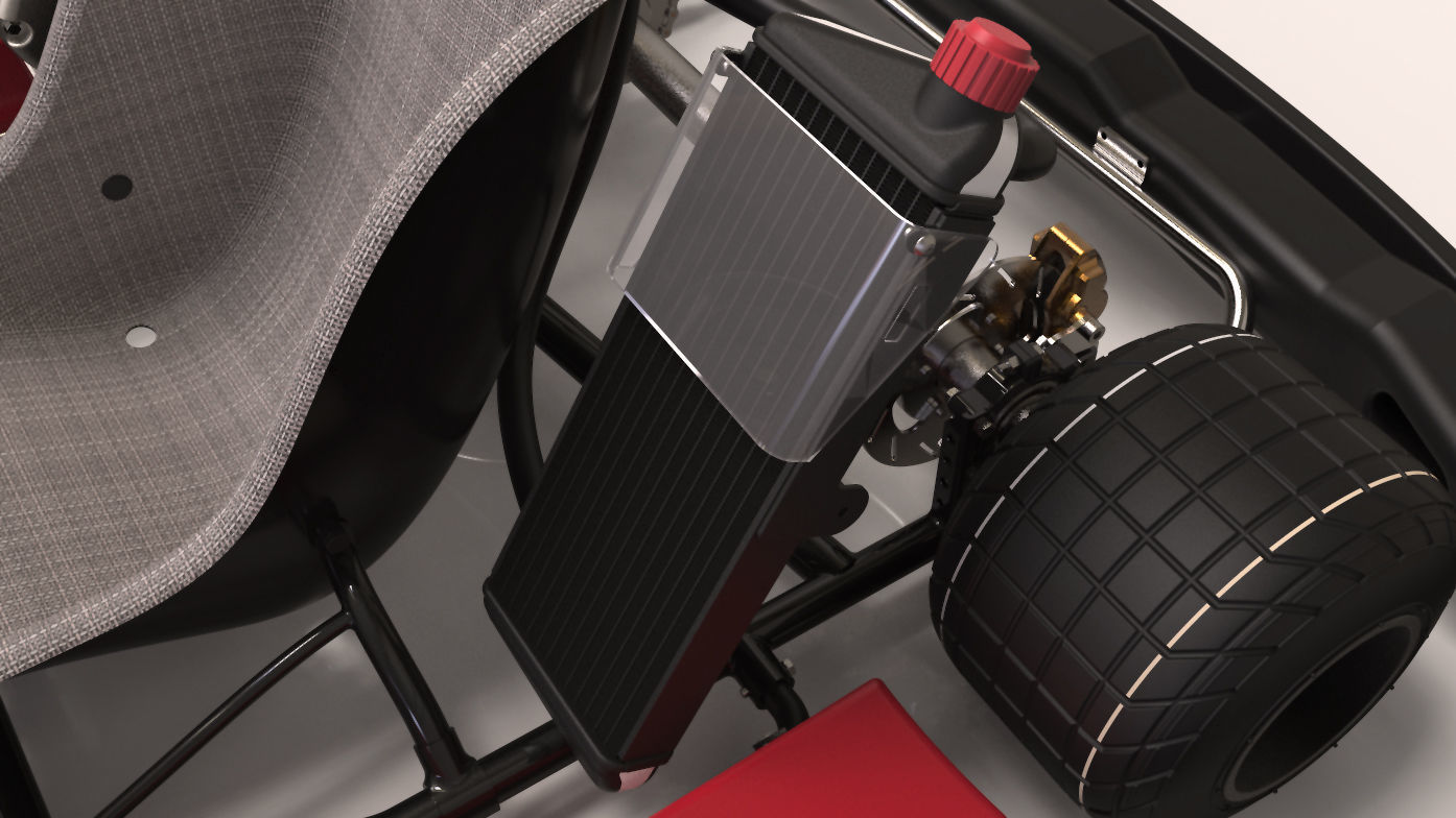 Gokart go kart 3D model_5