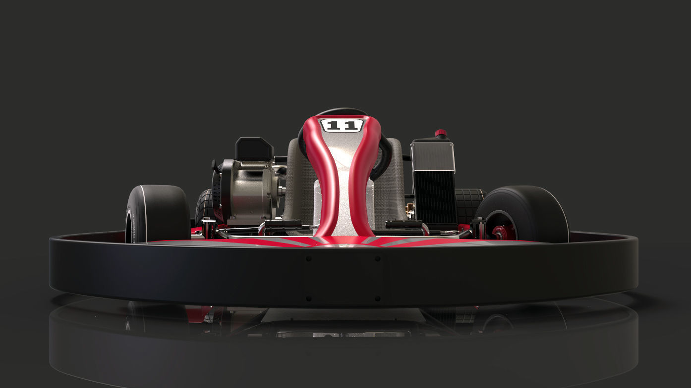 Gokart go kart 3D model_1