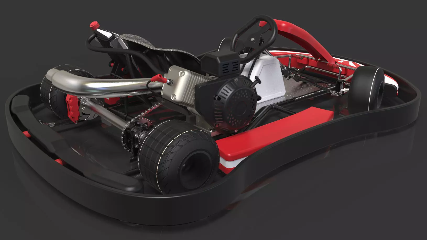 Gokart go kart 3D model_0