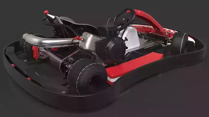 Gokart go kart 3D model