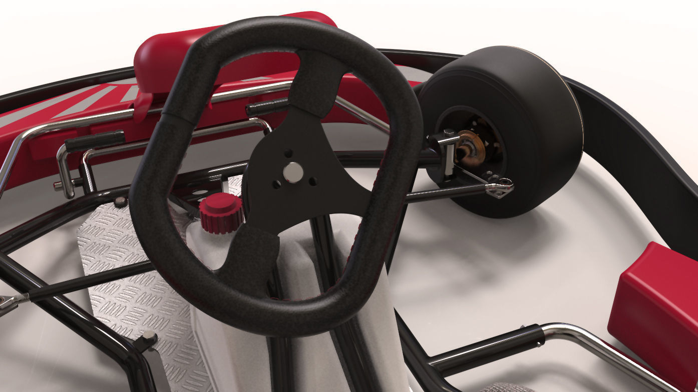 Gokart go kart 3D model_6