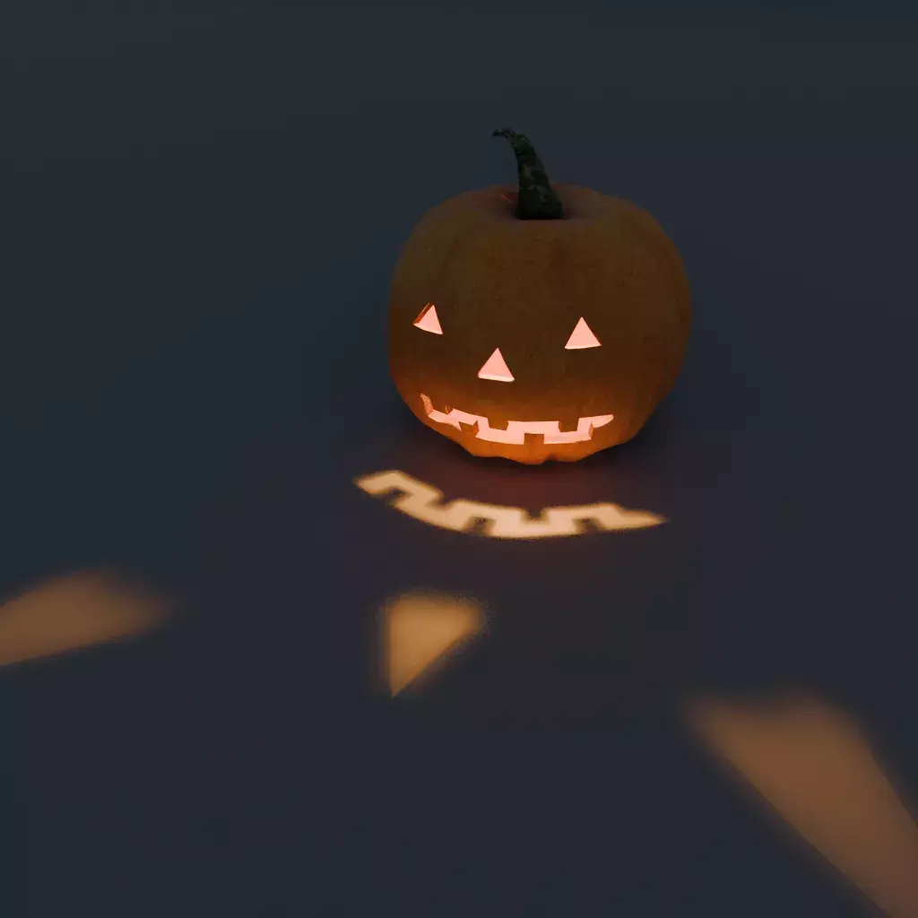 Halloween Pumpkin Carved Spooky Free 3D model