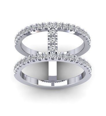 Double bridge wide band 3D print model_3