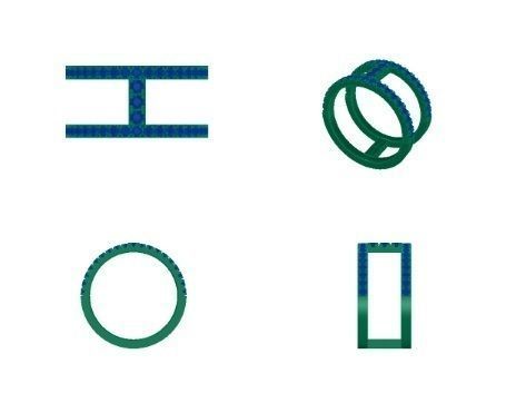 Double bridge wide band 3D print model_1