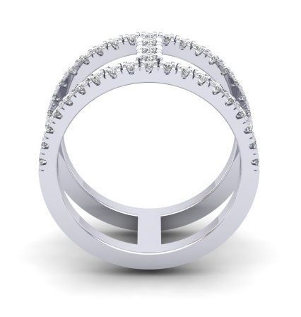 Double bridge wide band 3D print model_2