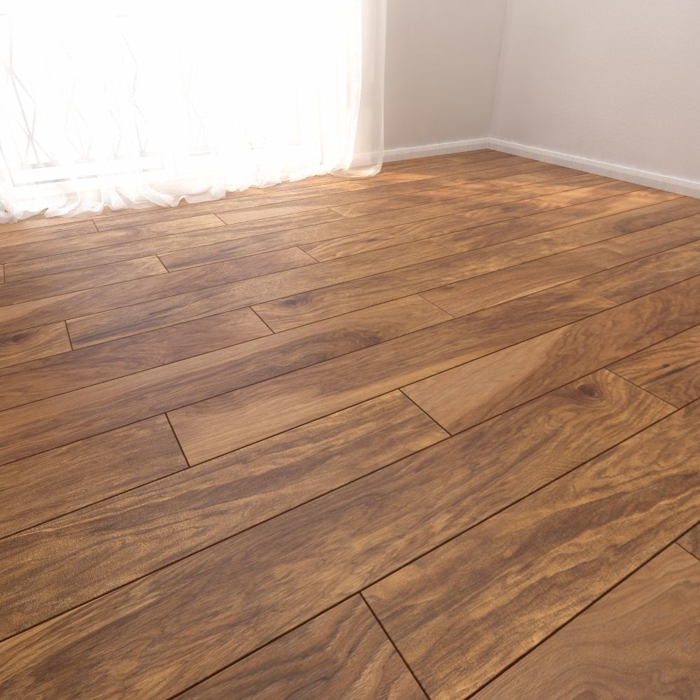 Parquet Floor Vintage Narrow 3D model_2