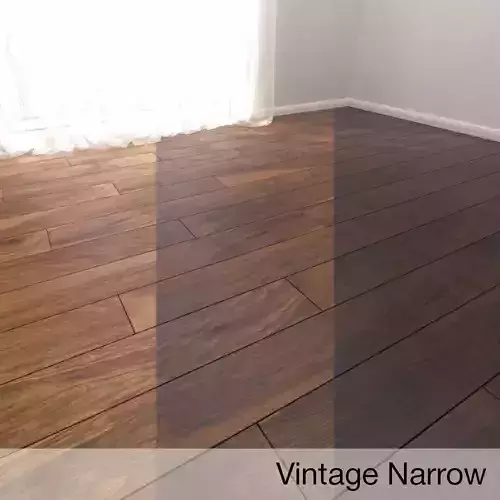 Parquet Floor Vintage Narrow 3D model