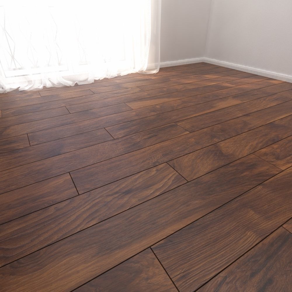 Parquet Floor Vintage Narrow 3D model_1