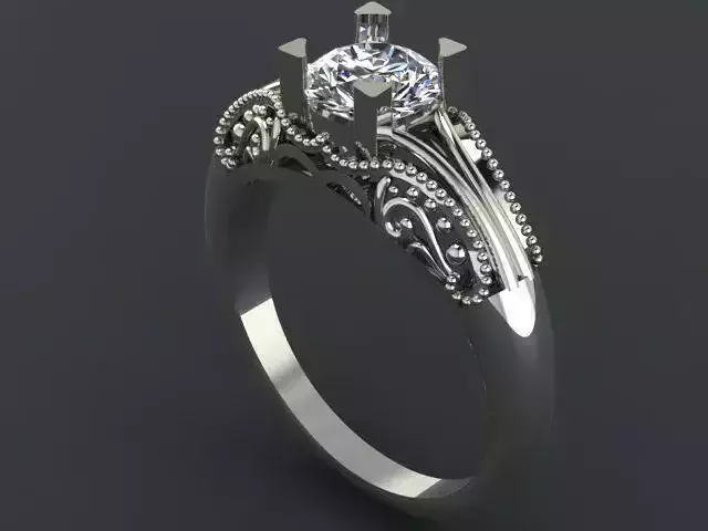 Round center antique look