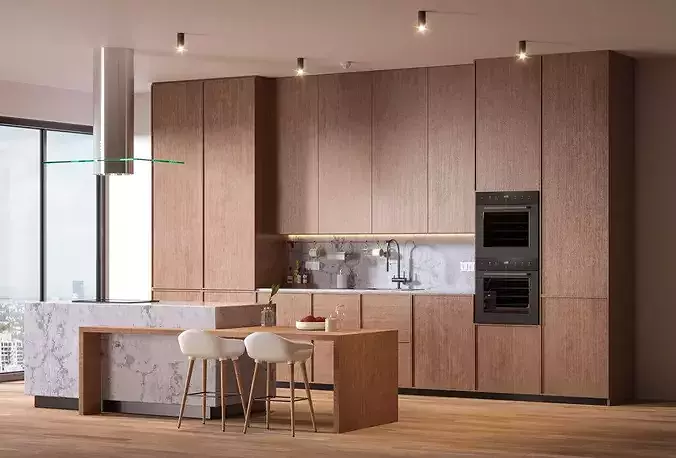 Modern Kitchen 3D model