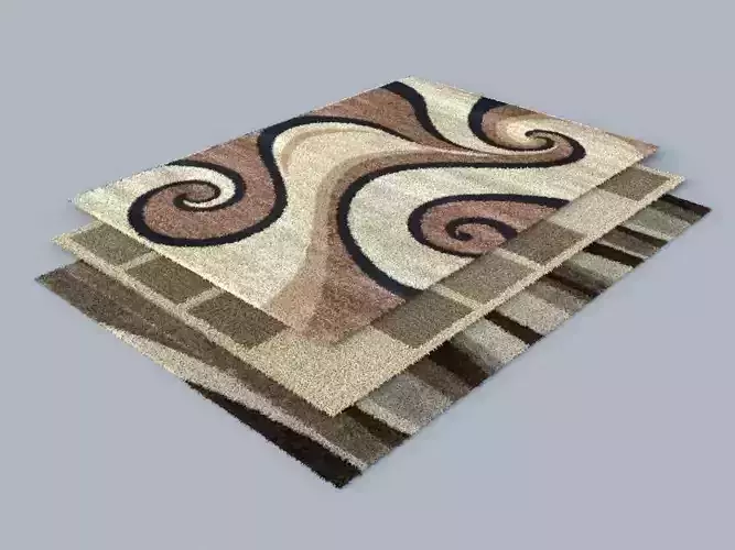 Rugs Collection 1 rug with swirls